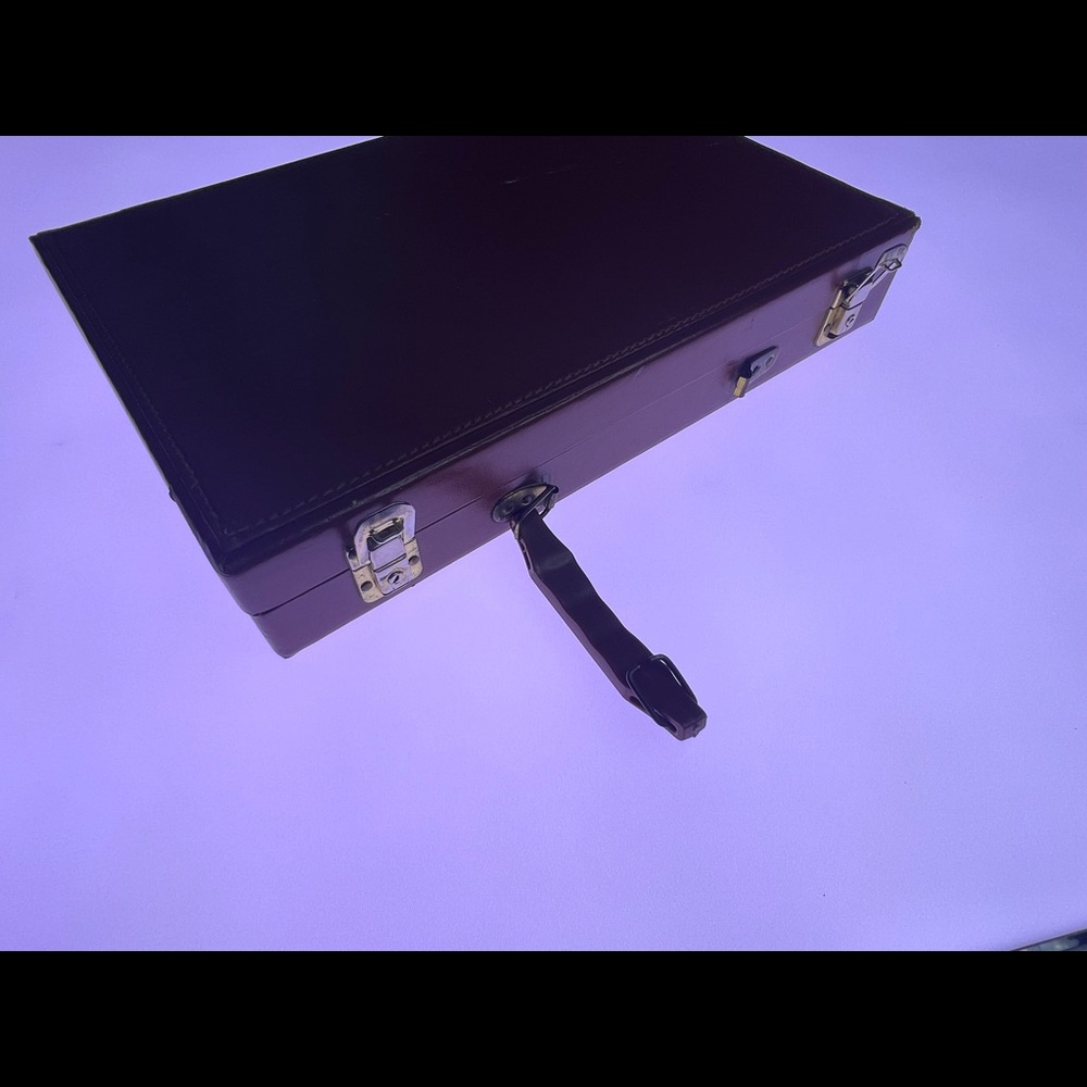 Leather briefcase